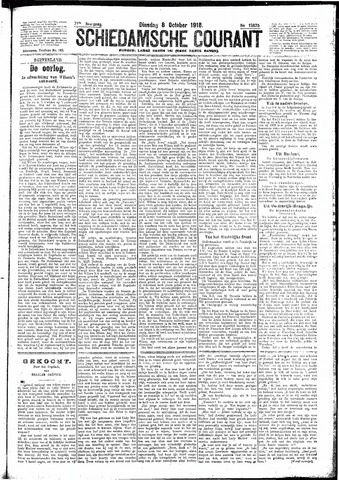 Schiedamsche Courant 1918-10-08