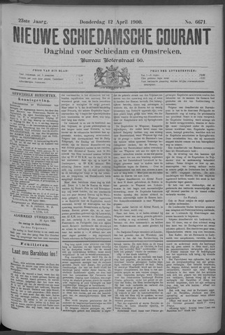 Nieuwe Schiedamsche Courant 1900-04-12