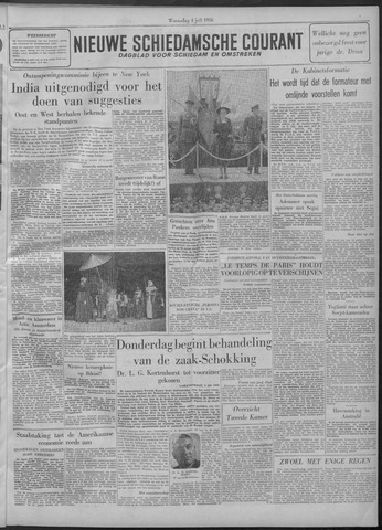 Nieuwe Schiedamsche Courant 1956-07-04