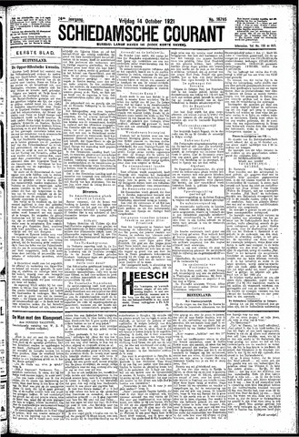 Schiedamsche Courant 1921-10-14