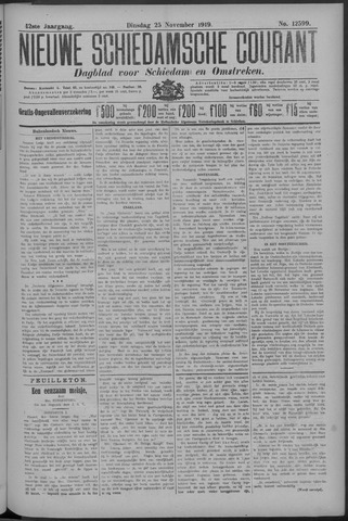 Nieuwe Schiedamsche Courant 1919-11-25