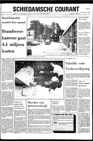 Rotterdamsch Nieuwsblad / Schiedamsche Courant / Rotterdams Dagblad / Waterweg / Algemeen Dagblad 1971-01-18