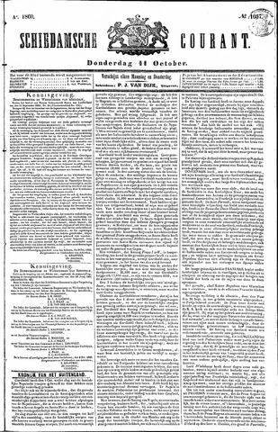 Schiedamsche Courant 1860-10-11