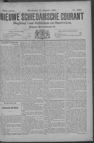 Nieuwe Schiedamsche Courant 1898-01-12
