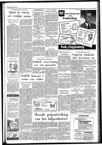 Rotterdamsch Parool / De Schiedammer 1960-06-14