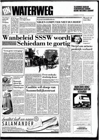 Rotterdamsch Nieuwsblad / Schiedamsche Courant / Rotterdams Dagblad / Waterweg / Algemeen Dagblad 1984-05-10