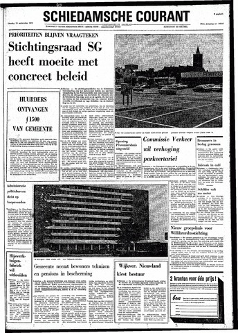 Rotterdamsch Nieuwsblad / Schiedamsche Courant / Rotterdams Dagblad / Waterweg / Algemeen Dagblad 1972-09-19