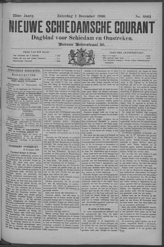 Nieuwe Schiedamsche Courant 1900-12-01