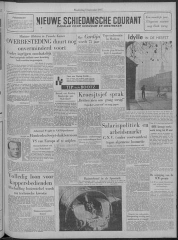 Nieuwe Schiedamsche Courant 1957-11-14