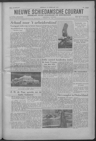 Nieuwe Schiedamsche Courant 1947-02-25