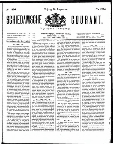 Schiedamsche Courant 1896-08-14