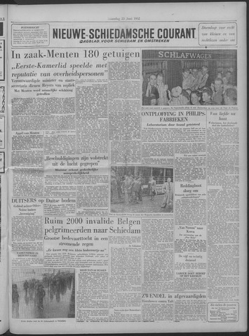 Nieuwe Schiedamsche Courant 1952-06-23