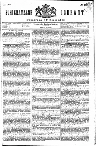 Schiedamsche Courant 1863-09-10