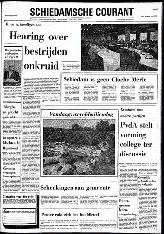 Rotterdamsch Nieuwsblad / Schiedamsche Courant / Rotterdams Dagblad / Waterweg / Algemeen Dagblad 1973-06-05