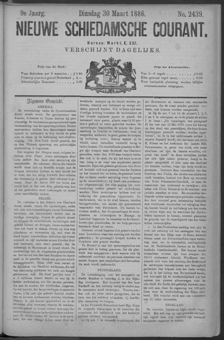Nieuwe Schiedamsche Courant 1886-03-30