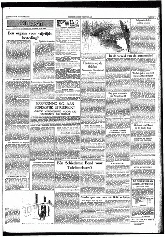 Rotterdamsch Nieuwsblad / Schiedamsche Courant / Rotterdams Dagblad / Waterweg / Algemeen Dagblad 1955-02-16