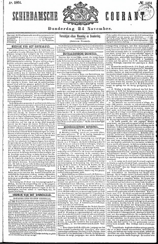 Schiedamsche Courant 1864-11-24