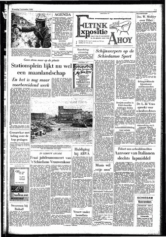 Rotterdamsch Parool / De Schiedammer 1960-11-09