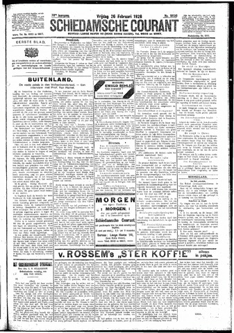 Schiedamsche Courant 1926-02-26