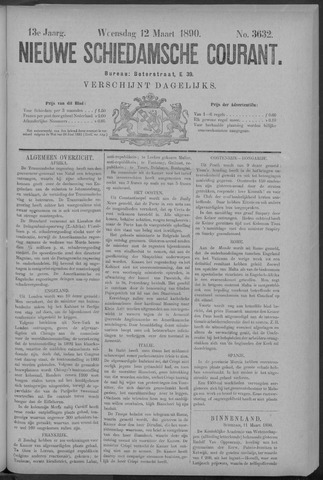 Nieuwe Schiedamsche Courant 1890-03-12