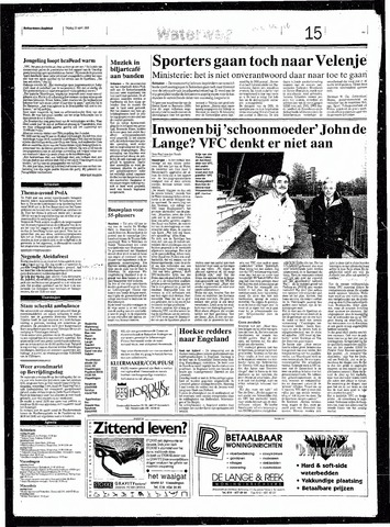Rotterdamsch Nieuwsblad / Schiedamsche Courant / Rotterdams Dagblad / Waterweg / Algemeen Dagblad 1993-04-30