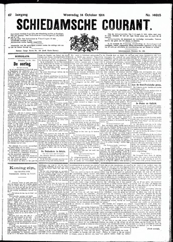 Schiedamsche Courant 1914-10-14