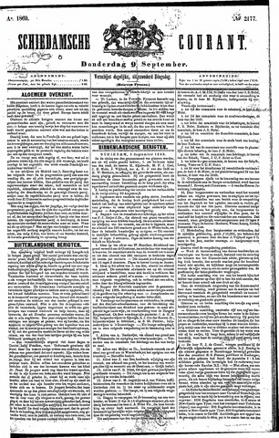 Schiedamsche Courant 1869-09-09