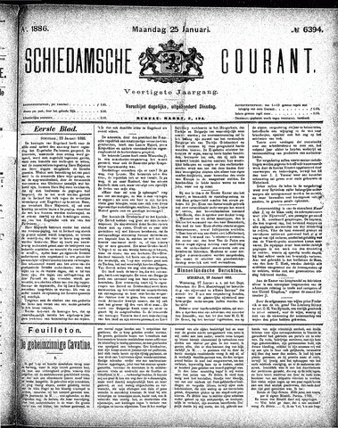 Schiedamsche Courant 1886-01-25