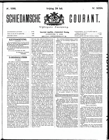 Schiedamsche Courant 1896-07-24