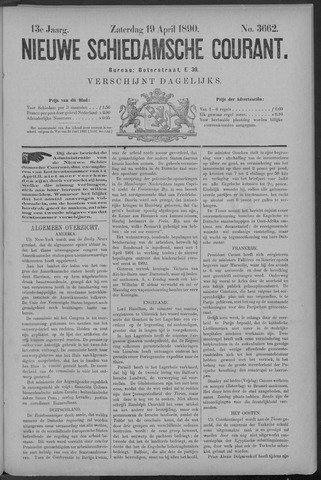 Nieuwe Schiedamsche Courant 1890-04-19
