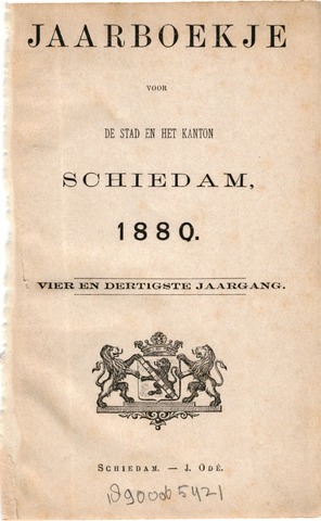 Schiedams Jaarboek 1880-01-01