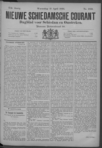 Nieuwe Schiedamsche Courant 1894-04-11