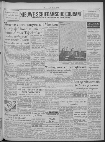 Nieuwe Schiedamsche Courant 1957-10-30