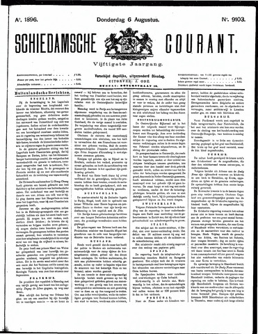 Schiedamsche Courant 1896-08-06