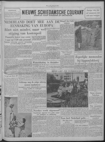 Nieuwe Schiedamsche Courant 1957-07-10