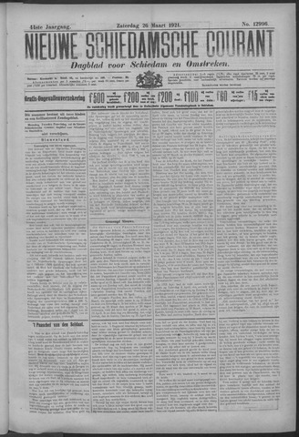 Nieuwe Schiedamsche Courant 1921-03-26