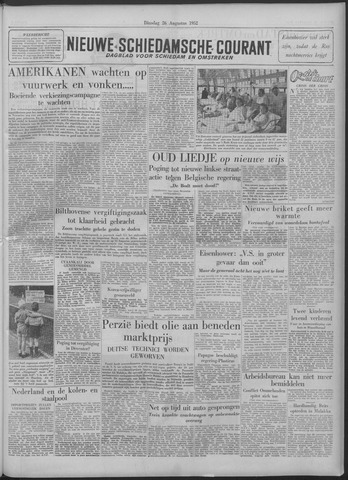 Nieuwe Schiedamsche Courant 1952-08-26