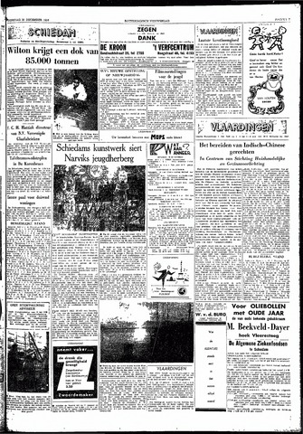Rotterdamsch Nieuwsblad / Schiedamsche Courant / Rotterdams Dagblad / Waterweg / Algemeen Dagblad 1958-12-30