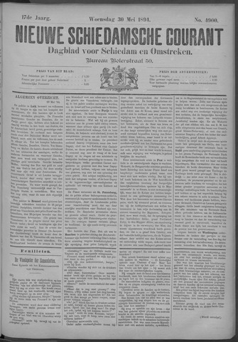 Nieuwe Schiedamsche Courant 1894-05-30