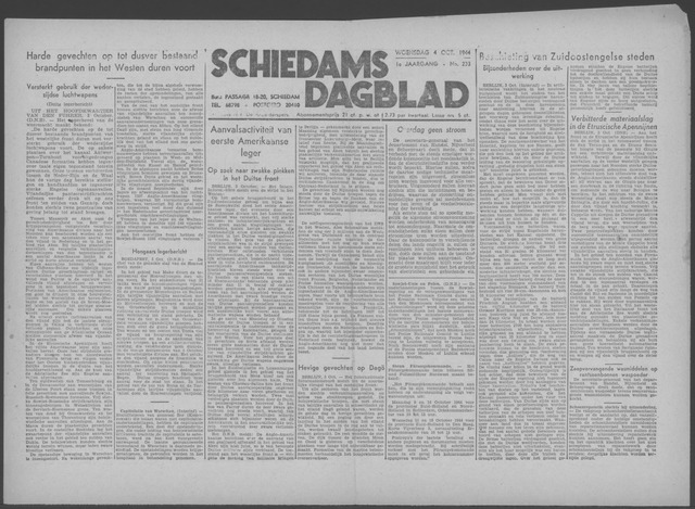 Schiedamsch Dagblad 1944-10-04