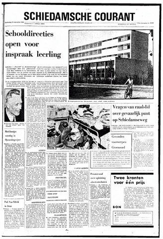 Rotterdamsch Nieuwsblad / Schiedamsche Courant / Rotterdams Dagblad / Waterweg / Algemeen Dagblad 1969-09-18