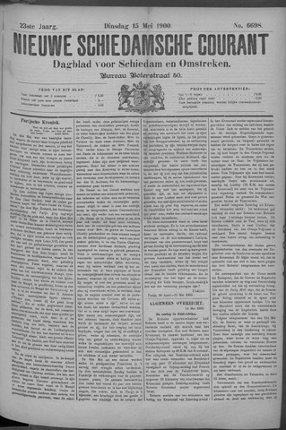 Nieuwe Schiedamsche Courant 1900-05-15
