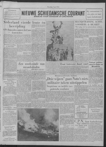 Nieuwe Schiedamsche Courant 1956-05-07