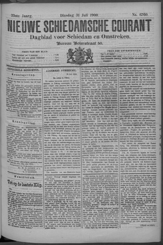 Nieuwe Schiedamsche Courant 1900-07-30