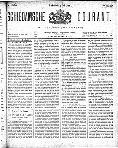Schiedamsche Courant 1884-06-14