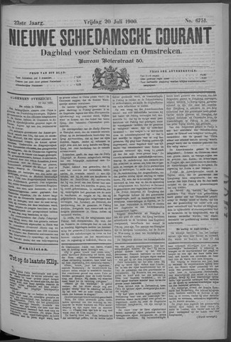 Nieuwe Schiedamsche Courant 1900-07-20
