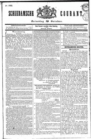 Schiedamsche Courant 1852-10-30