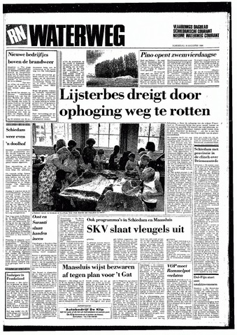Rotterdamsch Nieuwsblad / Schiedamsche Courant / Rotterdams Dagblad / Waterweg / Algemeen Dagblad 1984-08-16