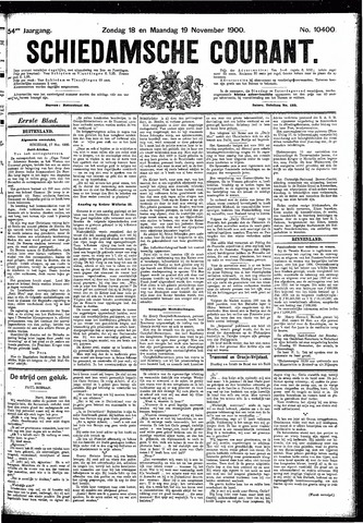 Schiedamsche Courant 1900-11-19