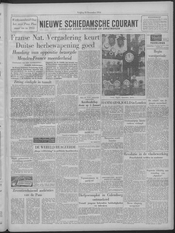 Nieuwe Schiedamsche Courant 1954-12-31